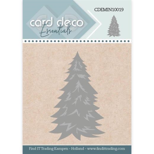 Card Deco Mini Juletræ 3,2x5cm
